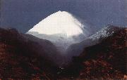 Archip Iwanowitsch Kuindshi Der Elbrus, Mondnacht oil painting artist